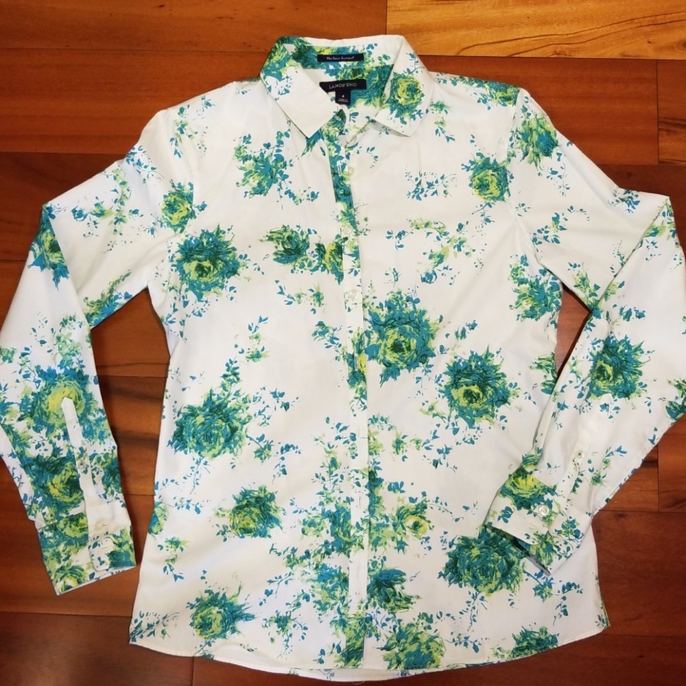 Lands' End no iron dress shirt